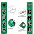 thumbnail image 5 of WEIH Graduation Decorations Class of 2026 Green Graduation Porch Sign, Large 70" x 13" Congrats Grad Banner for Front Door Home Yard Party Decor, Pre-assembled Outdoor Graduation Party Supplies, 5 of 12