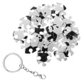 thumbnail image 2 of KAKOWELY Llavero con diseño de pelota deportiva de rompecabezas, llavero colgante para mochila, llavero decorativo con pelota deportiva., 2 of 4