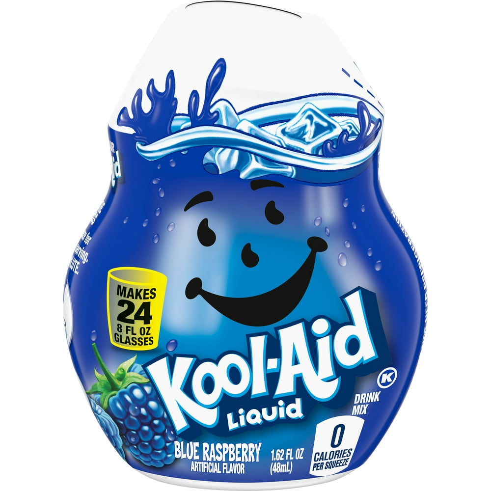 KoolAid Liquid Blue Raspberry Artificially Flavored Soft Drink Mix, 1.