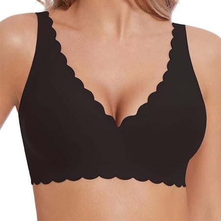 WCJM Yoga Sports Bra Women's Breathable Lace Bra Soft Support Leopard Print Back Wireless Lift Bra for Work Travel Lounge