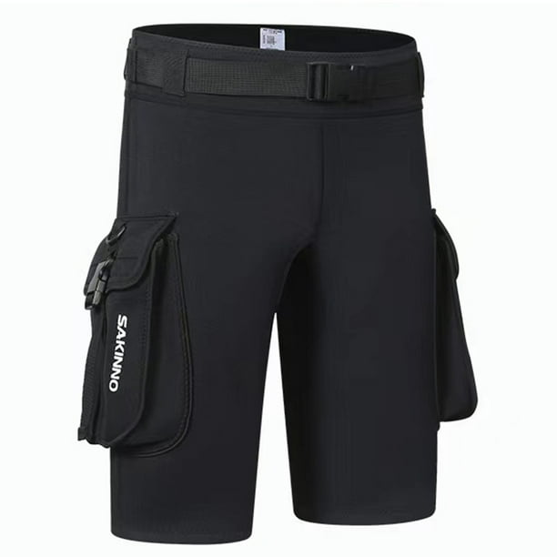 Pantalones cortos tecnológicos de traje de neopreno de 3 mm con bolsillos Pantalones sumergibles unisex para mantener el calor
