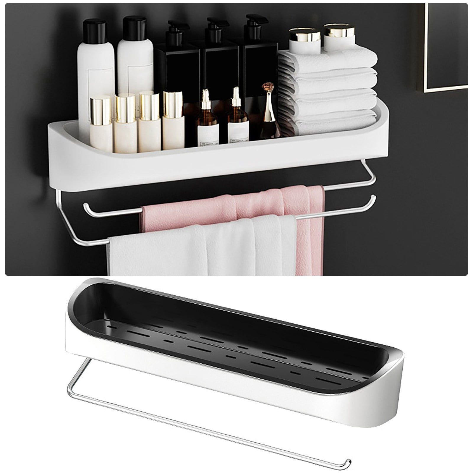 Godboat Bathroom Organizer, 3-Tier Over The Toilet Storage, Bathroom  Organizers and Storage, Bathroom Shelf with 2 Hooks, Cool Valentines Day  Decor