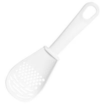 1 Pcs Multifunctional Kitchen Cooking Spoon, Heat Resistant Silicone Slotted Spoon, Small Silicone Spoon for Cooking, Mashing, Draining, Grating & Separating Non-Stick Kitchen Utensil Tool