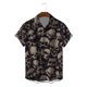 thumbnail image 3 of Nuevas camisas hawaianas de verano para hombre, camisa con estampado de girasol para hombre, ropa de calle holgada vintage de gran tamaño, top transpirable de playa tropical, 3 of 5