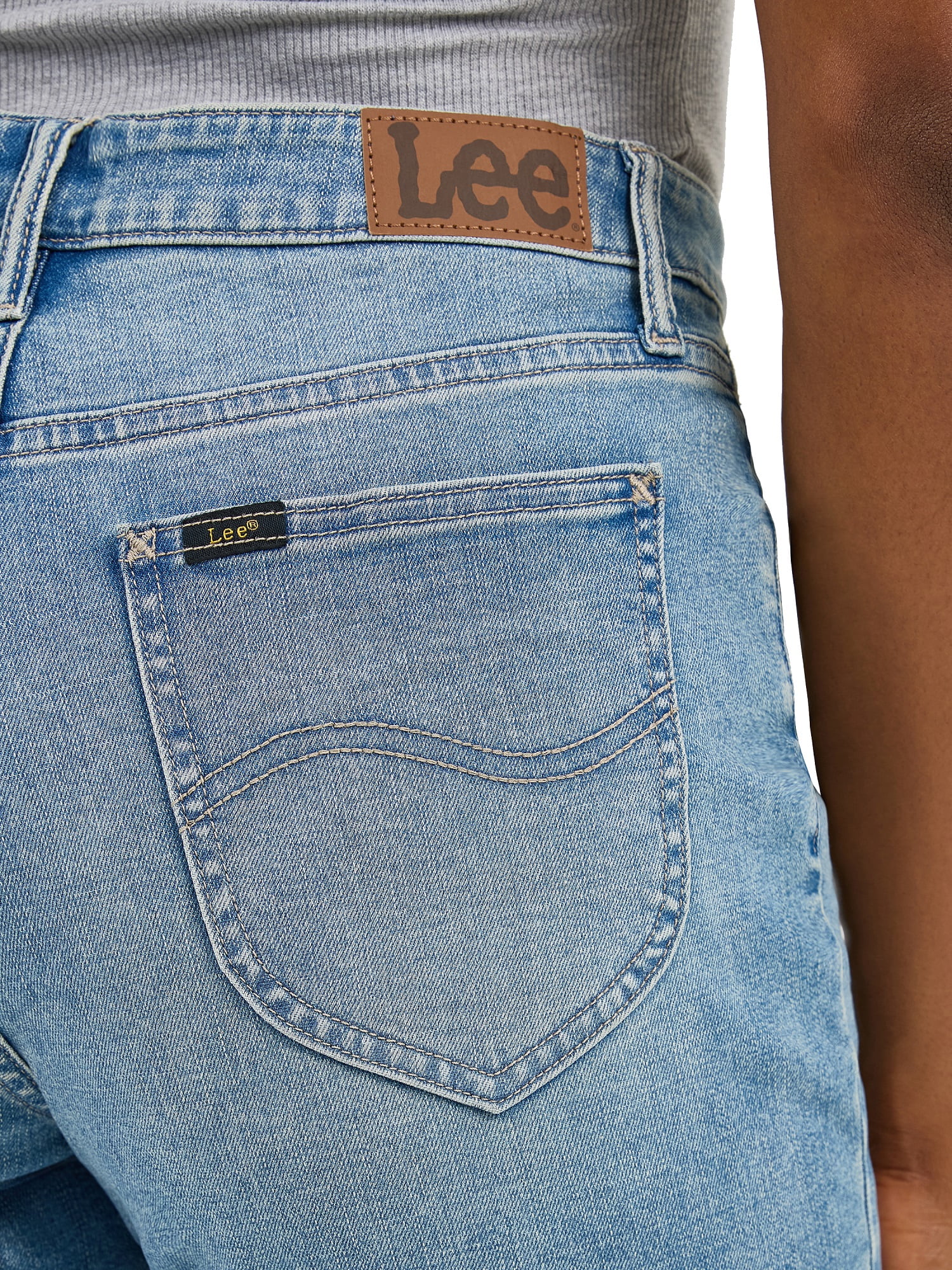 Lee Women's Mid Rise Cuffed Bermuda Shorts