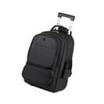 thumbnail image 4 of yuksok Large Capacity Rolling Backpack Travel Rolling Rucksack for Women Men Adults black, 4 of 9