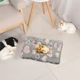 thumbnail image 2 of TanSiDing Dog Mat Pet Bed, Plush Fleece Blanket for Dogs and Cats, Machine Washable Soft Sleeping Pad, Warm Cozy Cushion for Crate Sofa Floor Indoor Use 30*25cm, 2 of 4