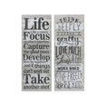 thumbnail image 1 of Framed Mdf Wall Art (Life Quote) (Asstd) - Set of 2, 1 of 1