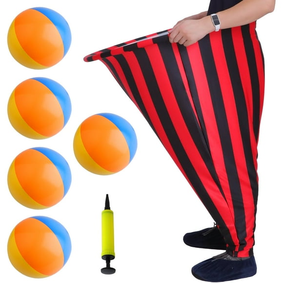 Juego Toy Granny Pants WAMEIJU de gran tamaño con rayas negras y rojas