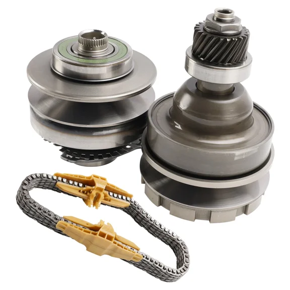 Remanufactured Woudy JF018 JF018E CVT Transmission Pulley with Belt Chain, 24 Teeth, for Nissan CVT Auto Gearbox