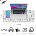 thumbnail image 5 of Long Mouse Pads for Desk,Princess Pattern Desk Mats on Top Of Desks, Desk Mouse Pad Extra Large with 3mm Non-Slip Base and Stitched Edge for Gaming,Office,Work,Home 31.5"x11.8", 5 of 6