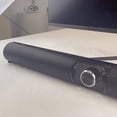 thumbnail image 1 of Barra de sonido para cine en casa, TV, ordenador, control remoto Bluetooth, altavoz inalámbrico para juegos de PC de escritorio, capacidad de 2000 mAh, recargable, portátil para exteriores, 1 of 14