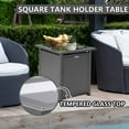 thumbnail image 3 of LeisureMod Walbrooke Grey Patio Square Tank Holder, 3 of 14