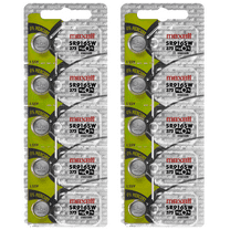 Maxell 373 SR916SW Silver Oxide Watch Batteries (10 Batteries)