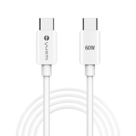 OBERSTERUSB C Cable, 60W USB C to USB C Cable 5.9Ft USB C Fast Charging Cable Compatible with Pad, MacBook, Dell XPS 15, Huawei MateBook X pro, Surface Go, Samsung A70, S10, Google Pixel 3 etc