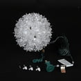 thumbnail image 5 of Novelty Lights 50 Light Clear Christmas Incandescent Starlight Sphere, 6" Diameter, 5 of 7