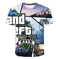thumbnail image 1 of 2023 Grand Theft Auto juego GTA 5 niño verano camisetas Cool GTA5 chica camiseta estampado colorido GTA 5 camiseta divertida ropa 9T Gao Jinjia LED, 1 of 2