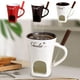 thumbnail image 1 of Fiudx Taza para Fondue de Chocolate, Olla de Cerámica para Derretir Queso, Diseño Elegante y Portátil, Versátil para Queso y Chocolate, Ideal para Fiestas y Regalos, Fácil de Limpiar, Juego de 1 Piez, 1 of 6