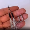 thumbnail image 3 of 5 pares de anzuelos auxiliares para pesca con púas con pluma (11) Tmvgtek pescar, 3 of 9