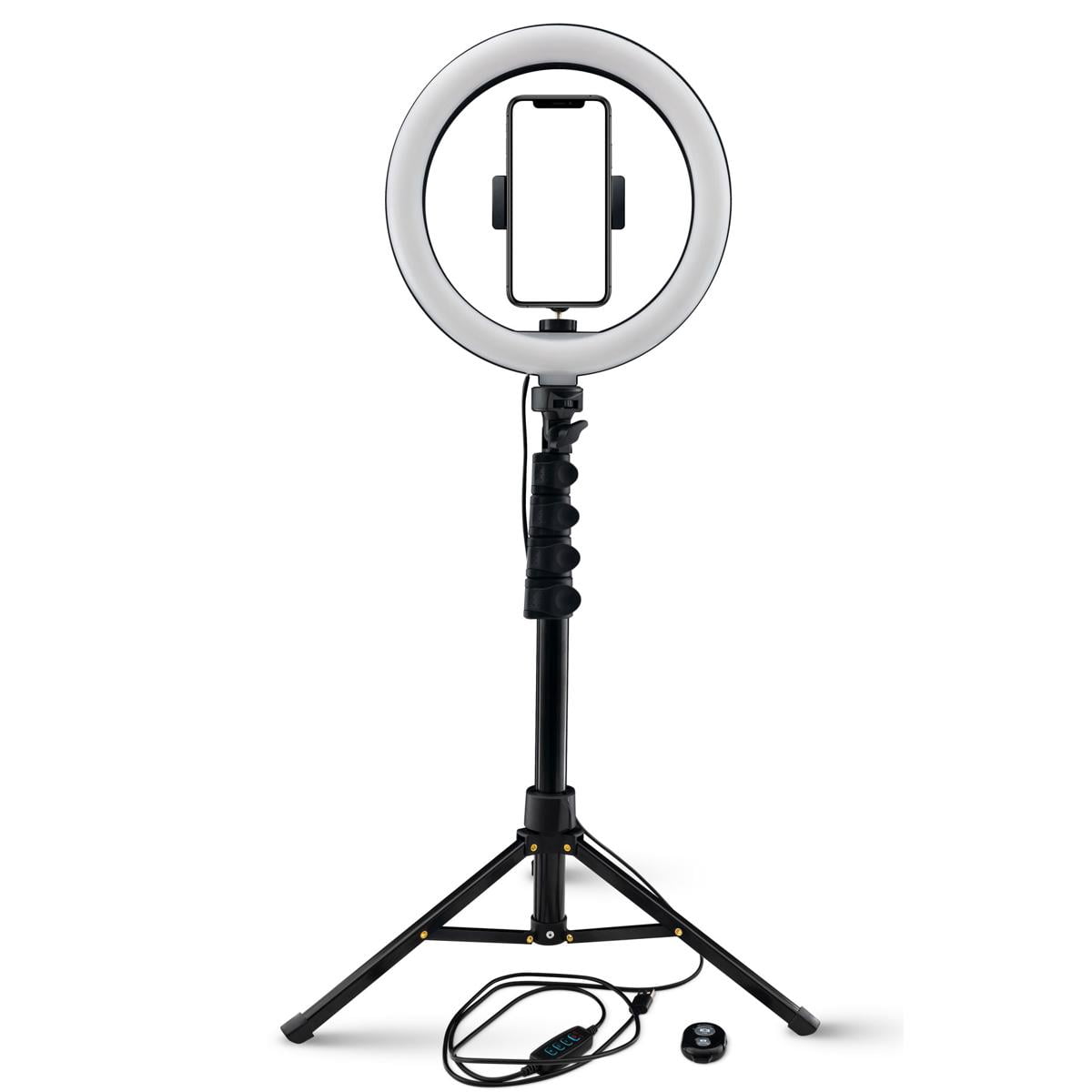Mackie Mackie mRING-10 - 10" 3-Color Ring Light Kit with Stand and Remote