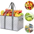 thumbnail image 2 of Neighborly Nook Reusable Grocery Bags [3 Pack],Large Grocery Tote Bag Water Resistant Shopping Bags Foldable Grocery Bag for Clothes,Shoes and Picnic, 2 of 7