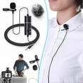 thumbnail image 2 of Lavalier-Lapel Microphone Great Sound Quality Microphone for Video Recording, 2 of 5