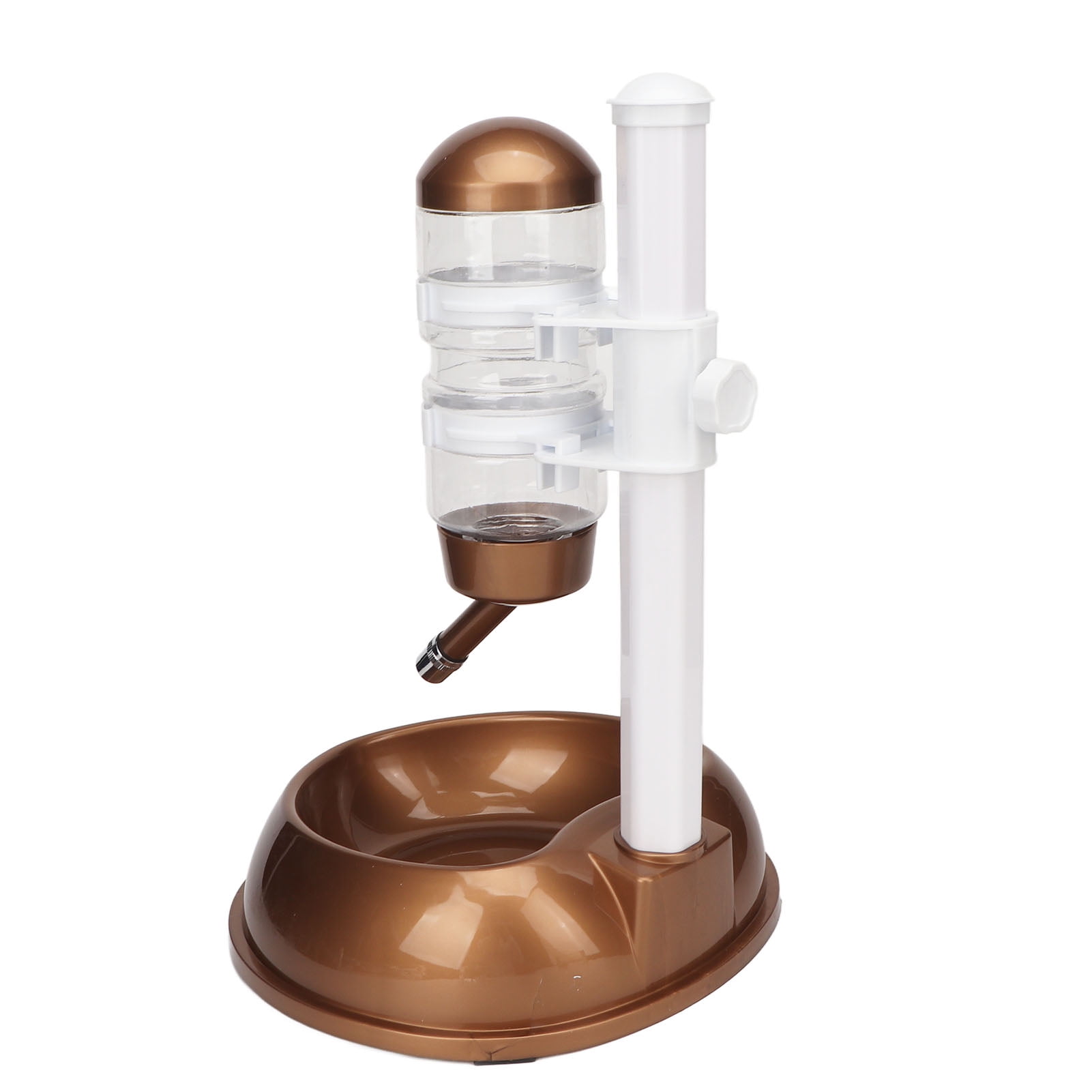 Yajisi Pet Standing Water Dispenser Bowl Height Adjustable Multifunction Dog Automatic Water Food Feeder with Detachable Pole