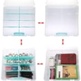 thumbnail image 3 of Clear Plastic Dividing Storage Box with 8 Deep Compartments, 3 of 6