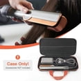 thumbnail image 2 of Hair Straightener Storage Bag for Airstrait HT01 Hair Dryer Hair Straightener Organizer Double Zipper Storage Case Black, 2 of 5