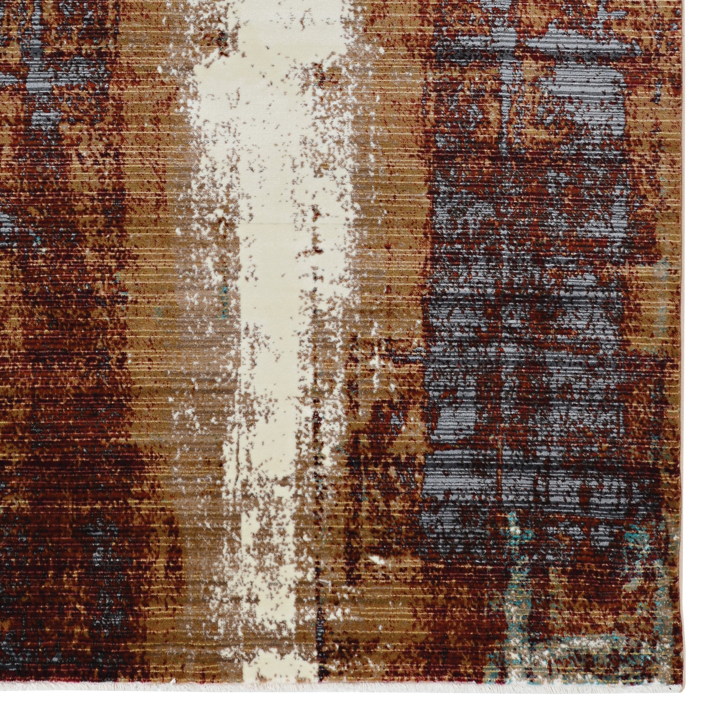 Illusions Canyon Beige Area Rug 5x8 Transitional Design Polypropylene
