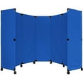 thumbnail image 2 of MP10 Economical Portable Partition | Freestanding Folding Room Divider Black 4'x10', 2 of 5