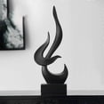 thumbnail image 5 of Modern Decoration Statue Living Room Home Accessories Decor Sculpture Black, 5 of 5