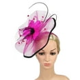 thumbnail image 2 of TRUBKH Fascinators Hats for Women Tea Party Hats for Women Fascinator Hats for Women High Tea Hats for Women Tea Party Fascinators for Women Fascinators for Women Hats for Tea Party Hot Pink One Size, 2 of 6
