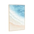 thumbnail image 6 of 32" x 47" Abstract Ocean Wave Landscape Framed Wall Art, by DecMode, 6 of 9