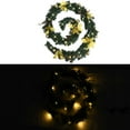 thumbnail image 4 of vidaXL Christmas Garland Holiday Artificial Xmas Garland with LED Lights PVC, 4 of 13
