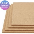 thumbnail image 5 of 4PCS 11.8x8.26 Inch Cork Sheets Cork Board with Adhesive Back (6mm Thick) for Coaster Wall decoration Party and DIY Crafts Supplies, 5 of 8