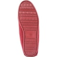 thumbnail image 7 of SNUGRUGS Ladies / Womens Soft Suede Moccasins / Slippers with Beautiful Cotton Lining - Crimson - 7 US, 7 of 7