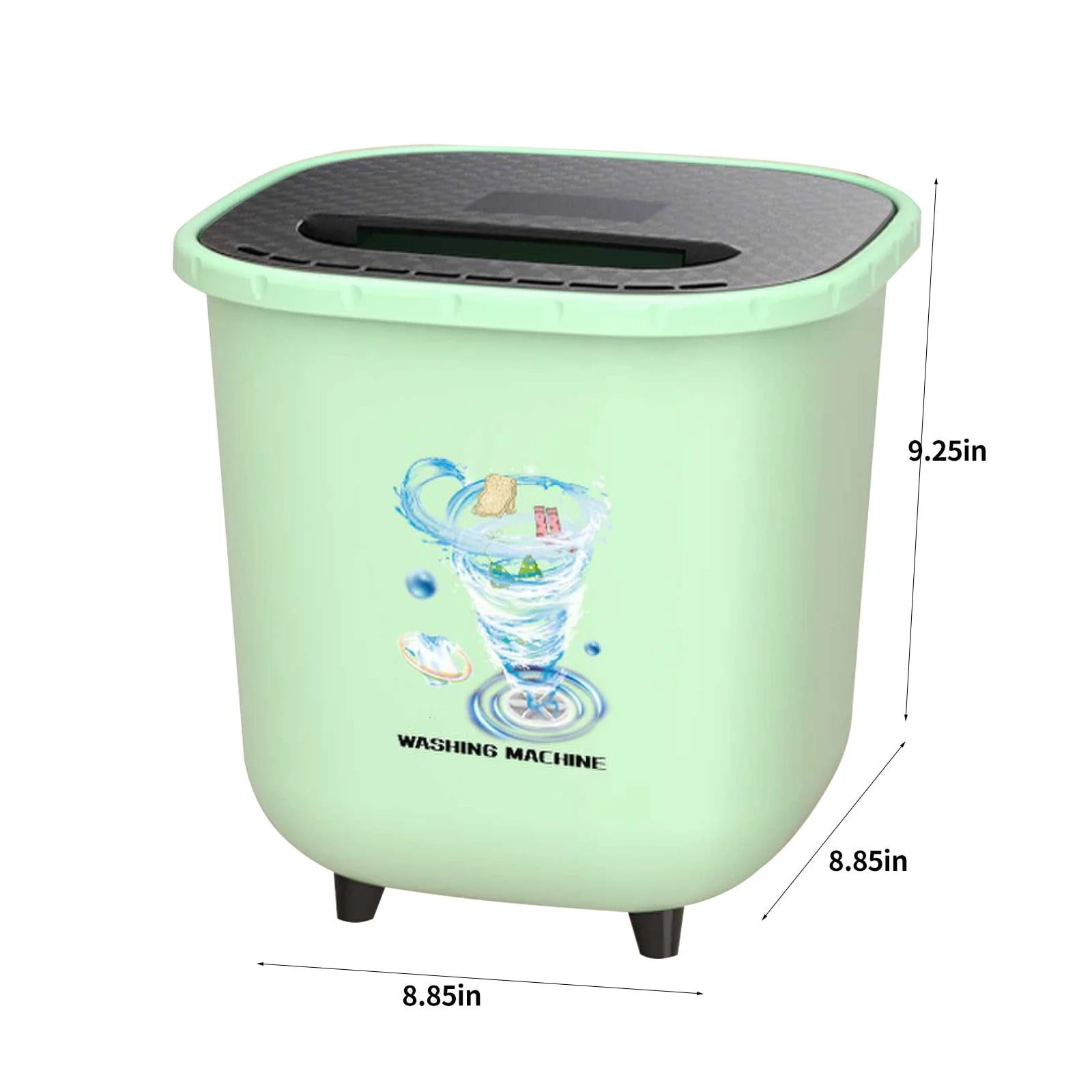 LAILLSH 2026 New Arrival Cleaning Products Portable Washing Machine For Clothes Laundry Bucket Washer For Camping RV Travel Compact