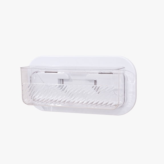 Btomtd Wall Mounted Storage Box with Transparent Designs, Plastic Organizer Storage Bins for Office and Living Room, Multipurpose Wall Storage Containers, Size 3L, L