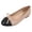 Beige, variant on Women's Ballet Flat Shoes Cap Toe Bowtie Dressy Casual Slip on Work Shoes Comfortable Non Slip Dance Shoes Beige Size 7