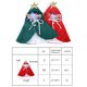 thumbnail image 3 of De Navidad Gato Capa De Navidad Con Estrella Y Pompones Santa Sombrero Fiesta Cosplay Vestido Cateissary HA041105-05, 3 of 6