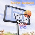 thumbnail image 3 of LLLLZASD  Kids Basketball Hoop Outdoor Portable Basketball Goal Court for Youth & Adults 7.2-9.2ft Height Adjustable, 32inch Backboard, 3 of 8