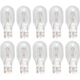 thumbnail image 1 of -12V Miniature Light Bulbs for RV Camper Trailers - Push-in Bulbs for Motorhomes, Clear Wedge Base- Pack of 10, 1 of 5