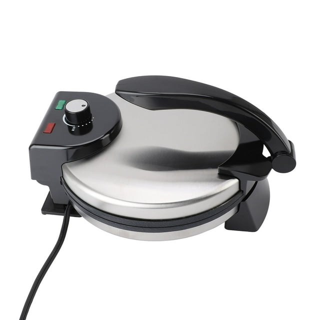 Roti Maker Machine, Easy Cleaning Electric Crepe Maker Fast Heating 10in for Kitchen