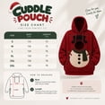 thumbnail image 3 of Cat Dog Pouch Hoodie For Women Fleece Pet Carrier Kangaroo Cat Hoodie With Pouch Sweatshirts With Large Pocket Pullover Sharpa Warm Shirt Red L, 3 of 8