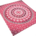 thumbnail image 3 of Red Mandala Tapestry Indian Wall Hanging Decor Bohemian Hippie Queen Bedspread Throw Elephant Tapestries Online, 3 of 3