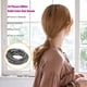 thumbnail image 4 of Bandas para el cabello Qarigey 10 piezas con purpurina soporte de protección Universal ajustable Negro plata, 4 of 6