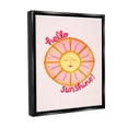 thumbnail image 4 of Stupell Industries Geometric Hello Sunshine Landscape Painting Black Floater Framed Canvas Art Print Wall Art, 17 x 21, 4 of 10