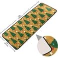 thumbnail image 2 of SKYSONIC 2X6 Feet Christmas Tree Star Runner Rug with Rubber Backing, Merry Xmas Non Slip Entryway Rug Runner Washable Soft Area Rug Carpet for Hallway Bedroom Kitchen Decor, 2 of 6