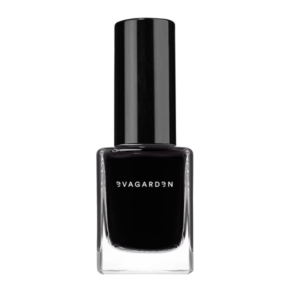 Esmalte de uñas - 602 Black de Evagarden para mujer - Esmalte de uñas de 0,34 oz